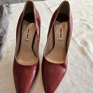 Miu Miu Red Women's Shoes